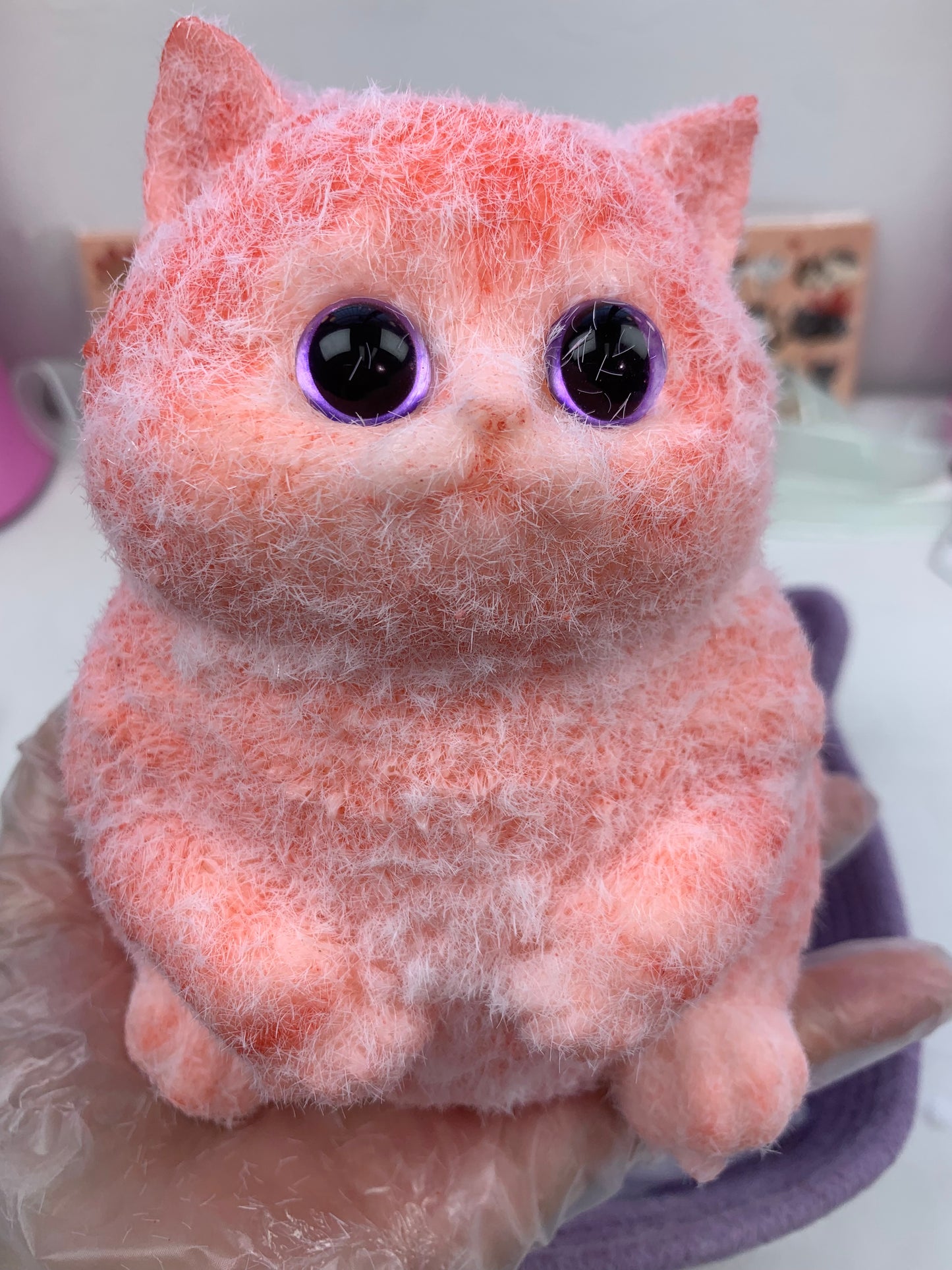 Squishycattales- Strawberry -Soft Squishy Cat Plush Toy | The Ultimate Comfort Companion